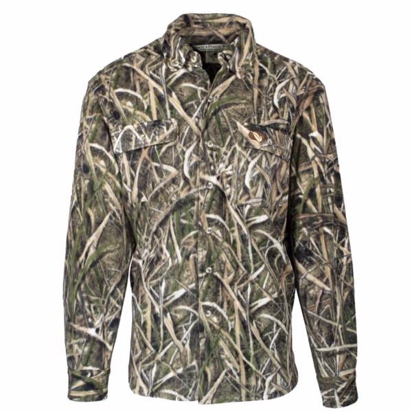 Early Bird 7-Button Fleece Shirt
