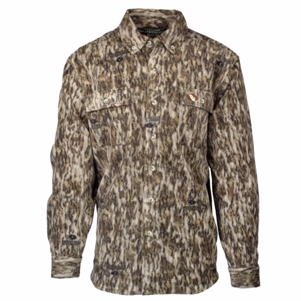Early Bird 7-Button Fleece Shirt